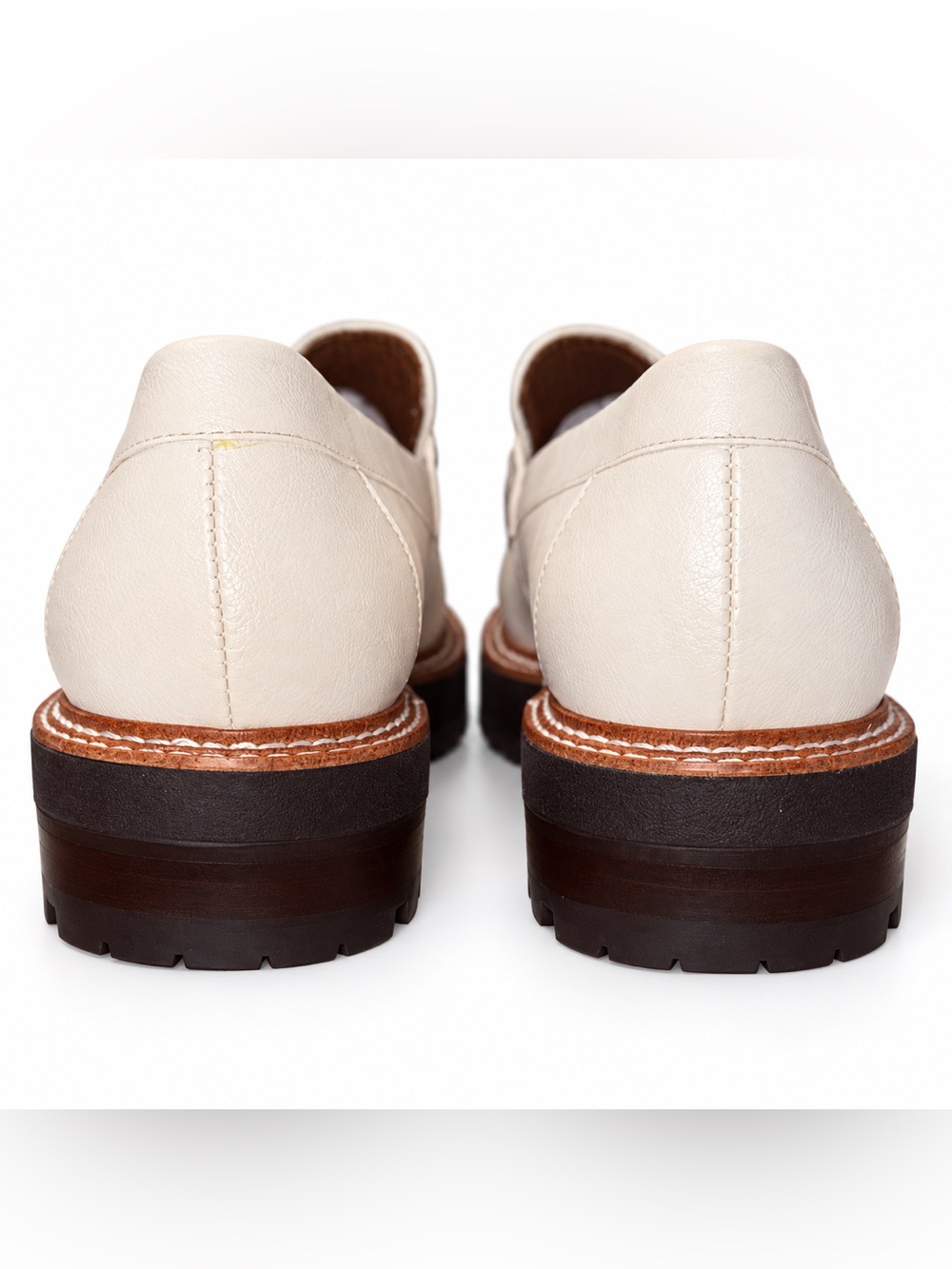 Yellow Box Sherry Cream Lug Sole Penny Loafers – Size 9.5 NWOB - Picture 3 of 5